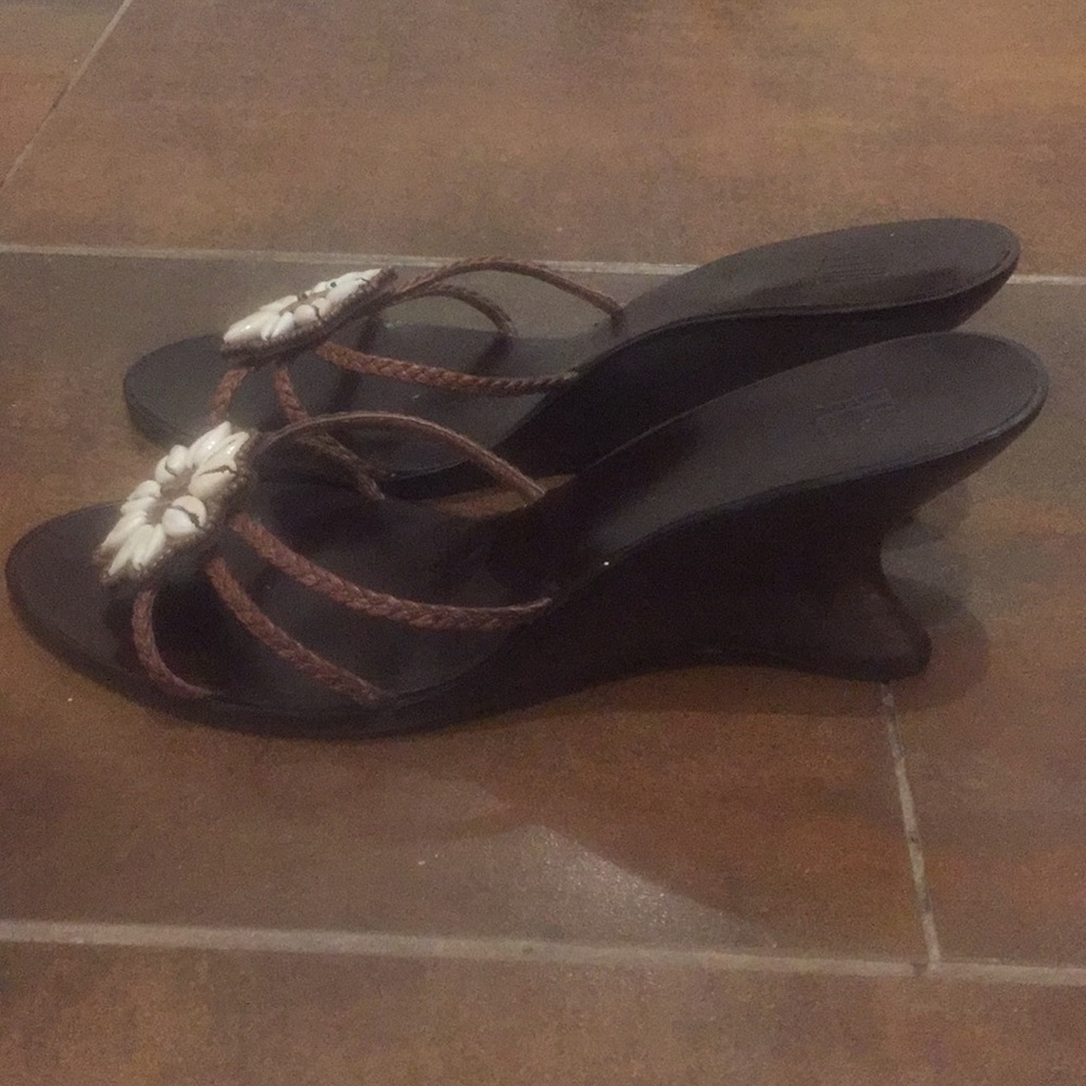 Pelle Moda wedge heel sandals